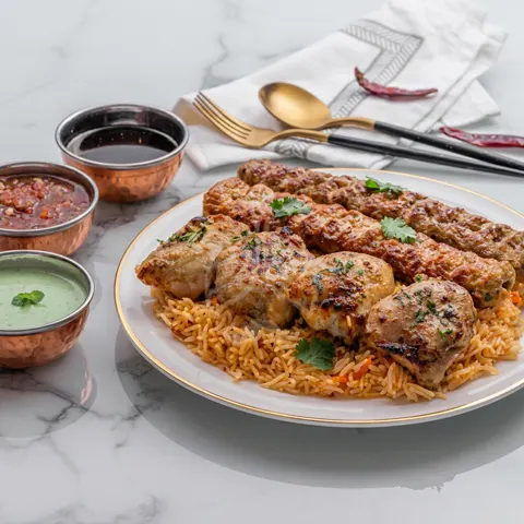 Mix Grill Afghani Pulao